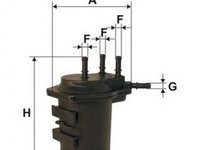 Filtru combustibil NISSAN TIIDA hatchback C11X FILTRON PS9802