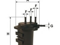 Filtru combustibil NISSAN TIIDA limuzina (SC11X) (2006 - 2016) FILTRON PS980/2