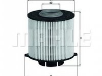 Filtru combustibil OPEL ASTRA J Sports Tourer MAHLE ORIGINAL KX265D