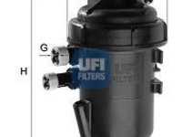 Filtru combustibil OPEL VECTRA C, OPEL VECTRA C GTS, VAUXHALL VECTRA Mk II (C) - UFI 55.125.00