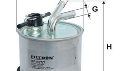 Filtru combustibil PP857 7 FILTRON pentru Nis