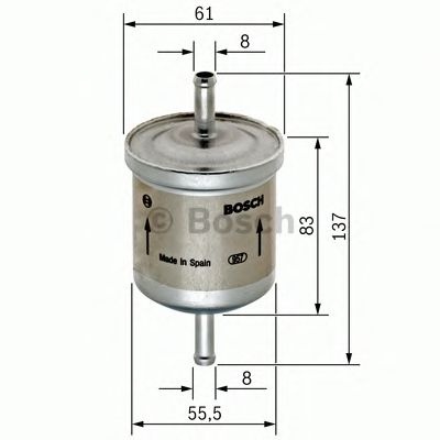Filtru combustibil RENAULT FLUENCE (L30_) - Cod in