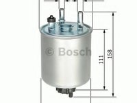 Filtru combustibil RENAULT KANGOO BE BOP (KW0/1) (2009 - 2016) BOSCH F 026 402 082 piesa NOUA