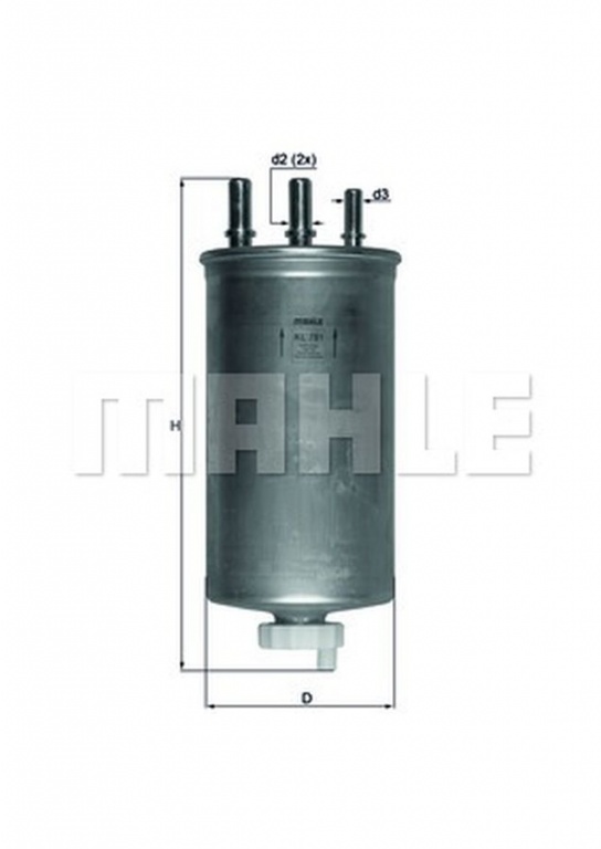 Filtru combustibil RENAULT LOGAN I combi KS MAHLE ORIGINAL KL781