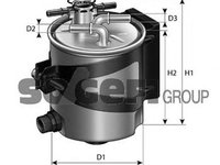 Filtru combustibil RENAULT MEGANE II BM0 1 CM0 1 COOPERSFIAAM FILTERS FP5857