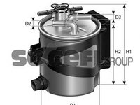 Filtru combustibil RENAULT MEGANE II BM0 1 CM0 1 PURFLUX FCS740