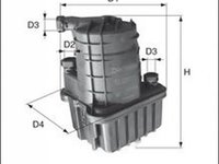 Filtru combustibil RENAULT MODUS GRAND MODUS F JP0 LUCAS FILTERS LFDF146