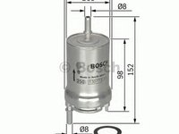 Filtru combustibil SEAT CORDOBA 6L2 BOSCH 0450905925