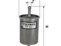 Filtru combustibil SKODA FAVORIT (781) (1989 - 1994) FILTRON PP831