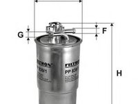 Filtru combustibil SKODA OCTAVIA 1 (1U2) (1996 - 2010) FILTRON PP839/1