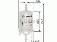 Filtru combustibil SKODA OCTAVIA 2 (1Z3) (2004 - 2013) Bosch F 026 403 006