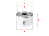 Filtru combustibil SOFIMA S 4454 NR