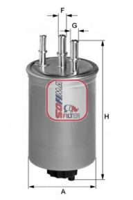 Filtru combustibil SSANGYONG ACTYON I (2005 - 2011) SOFIMA S 4131 NR piesa NOUA
