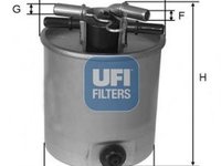 Filtru combustibil SUZUKI JIMNY FJ UFI 55.392.00