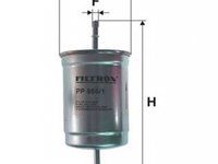 Filtru combustibil VOLVO S40 I VS FILTRON PP8661