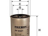 Filtru combustibil VOLVO S60 I (2000 - 2010) FILTRON PP932/1