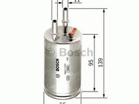 Filtru combustibil VOLVO S80 II limuzina (AS), VOLVO V70 III (BW), VOLVO XC70 II combi - BOSCH F 026 403 014