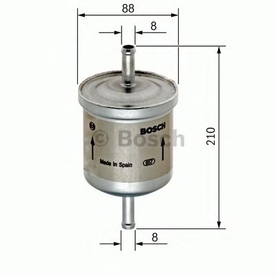 Filtru combustibil VOLVO V70 Mk II (SW) - Cod inte
