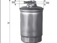 Filtru combustibil VW BORA (1J2) (1998 - 2005) Dr!ve+ DP1110.13.0033