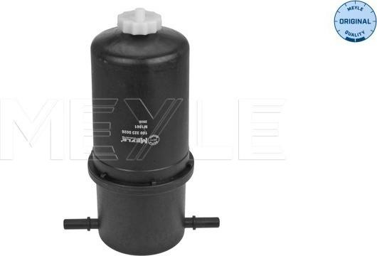 Filtru combustibil VW CRAFTER 30-50 (2F_), Cadru de sprijin, 04.2006 - 12.2016 Meyle 100 323 0026