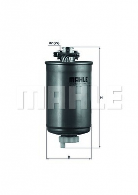 Filtru combustibil VW JETTA II 19E 1G2 165 MAHLE O