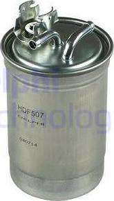 Filtru combustibil VW LT 40-55 I (293-909), Cadru de sprijin, 04.1975 - 06.1996 Delphi HDF507