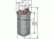 Filtru combustibil VW PASSAT Variant 3A5 35I BOSCH 0450906267