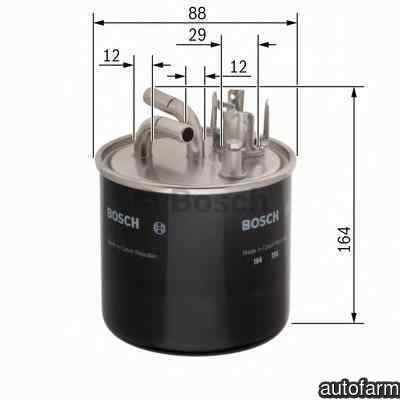 Filtru combustibil VW PASSAT Variant 3B5 BOSCH 0 9
