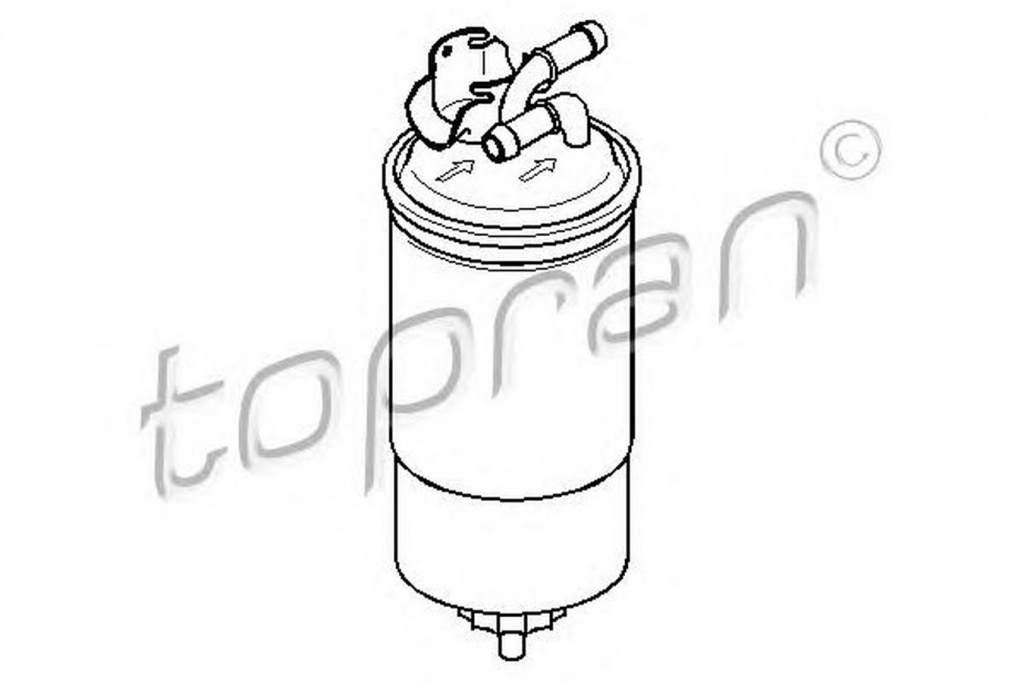 Filtru combustibil VW PASSAT Variant 3B5 TOPRAN 10