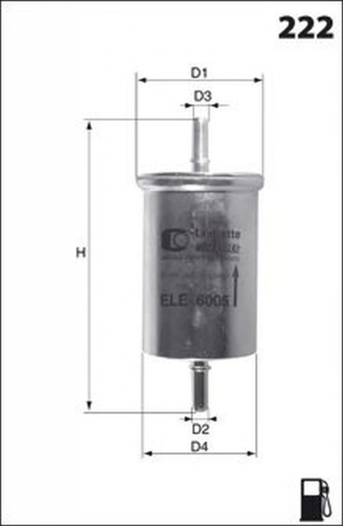 Filtru combustibil VW PHAETON 3D LUCAS FILTERS LFPF009