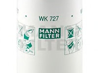 Filtru combustibil WK 727 MANN-FILTER pentru Volvo 850 Volvo 440 Volvo 940 Volvo V40 Nissan Navara Vw Golf Vw Passat Skoda Praktik Skoda Roomster Volvo V60 Volvo C30 Vw Transporter Vw Eurovan Volvo 340-360 Skoda Superb Vw Lt Vw Lt28-50 Bmw 1500-2000 