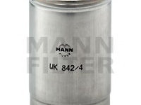 Filtru combustibil WK 842 4 MANN-FILTER pentru Vw Polo Vw Golf Vw Passat Vw Eurovan Vw Transporter Vw Caravelle Vw Vanagon Vw Jetta Vw Vento Vw Lt Vw Lt28-50 Seat Terra Seat Toledo Seat Ibiza Seat Cordoba Vw Sharan Seat Alhambra