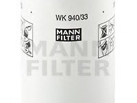 Filtru combustibil WK 940 33 x MANN-FILTER pentru Vw Polo Vw Golf Bmw Seria 5 Nissan Sunny Vw Crafter Volvo 740 Skoda Octavia Volvo V50 Volvo Fh Volvo 9700 Volvo 9900 Volvo Fl Volvo Fm