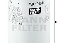 Filtru combustibil (WK10605X MANN-FILTER) KING LONG,VOLVO