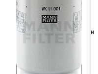 Filtru combustibil (WK11001X MANN-FILTER) RENAULT TRUCKS,VOLVO