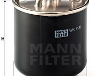 Filtru combustibil (WK1136 MANN-FILTER) AUDI