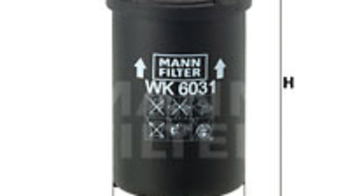 Filtru combustibil (WK6031 MANN-FILTER) Citro
