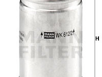 Filtru combustibil (WK6122 MANN-FILTER) BUICK,CADILLAC,CHEVROLET,DAEWOO,DAIMLER,JAGUAR,LAND ROVER,LOTUS,OLDSMOBILE,OPEL,PONTIAC,ROVER,UZ-DAEWOO