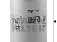Filtru combustibil (WK724 MANN-FILTER) ASTRA,GAZ,IVECO