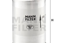 Filtru combustibil (WK726 MANN-FILTER) PORSCHE