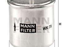 Filtru combustibil (WK79 MANN-FILTER) FORD,FORD AUSTRALIA,MAZDA
