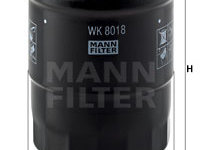 Filtru combustibil (WK8018X MANN-FILTER) FORD,FORD AUSTRALIA,MAZDA