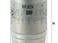 Filtru combustibil (WK8034 MANN-FILTER) DODGE,JEEP