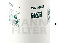 Filtru combustibil (WK94020 MANN-FILTER) DONGFENG,IRISBUS,MACK,RENAULT TRUCKS