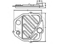 Filtru cutie automata AUDI 80 Avant 8C B4 SCT GERMANY SG1028 PieseDeTop