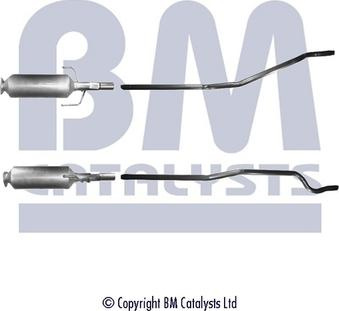 Filtru de particule DPF VAUXHALL COMBO Mk II C caroserie inchisa/combi F25 BM CATALYSTS BM11019