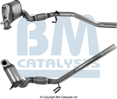Filtru de particule DPF VW CADDY III combi (2KB, 2KJ, 2CB, 2CJ) BM CATALYSTS BM11118