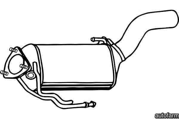 Filtru de particule DPF VW TOUAREG (7LA, 7L6, 7L7) JMJ JMJ1081