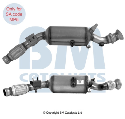 Filtru funingine/particule, sist.de esapament BM CATALYSTS BM11461H pentru MERCEDES-BENZ SPRINTER 3-t bus (B906) 2006-2018