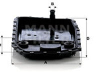 Filtru hidraulic, cutie de viteze automata (H50001 MANN-FILTER) BMW,BMW (BRILLIANCE)